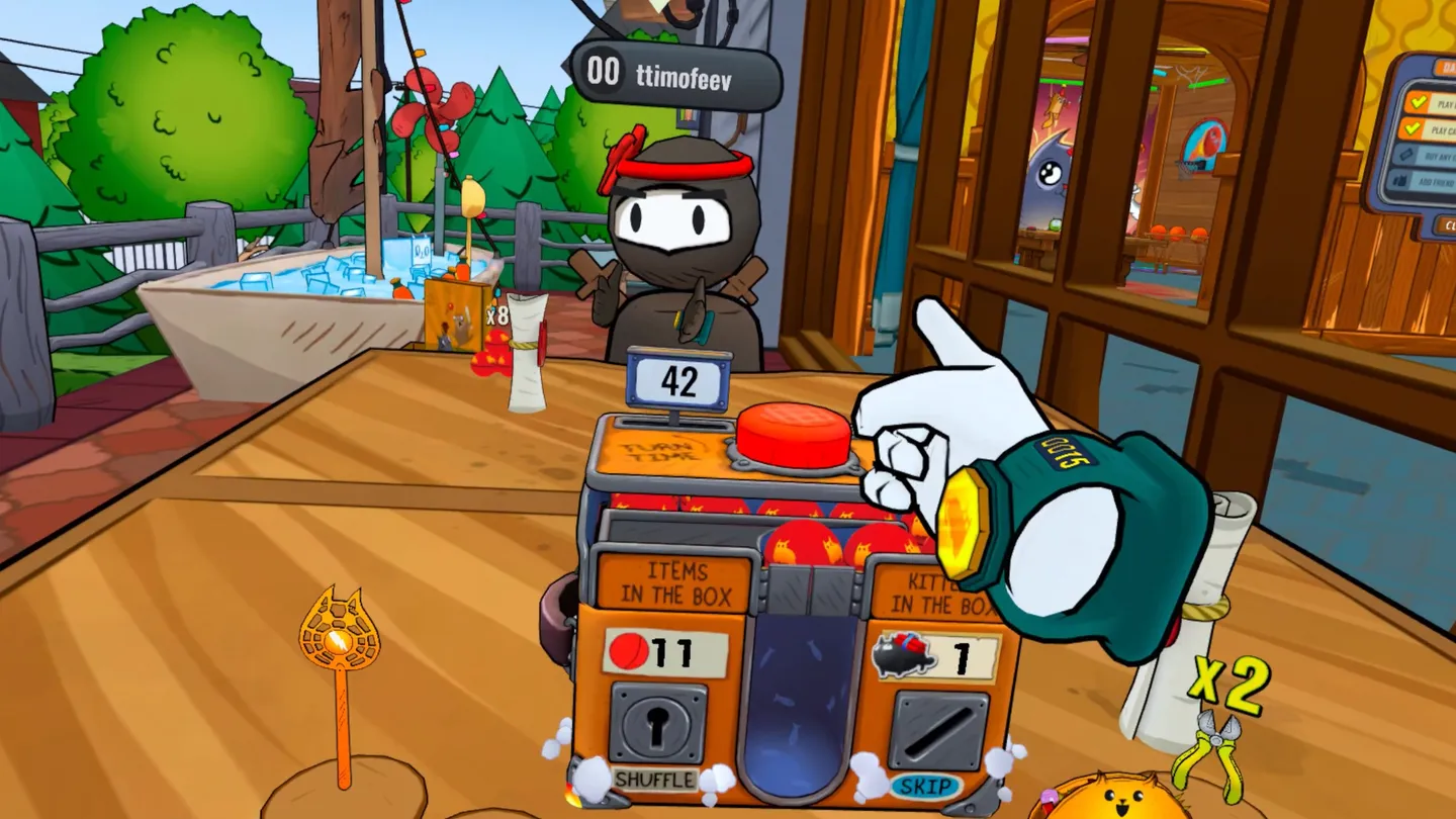 #3. Exploding Kittens VR (Meta) Av: Saber Interactive Inc