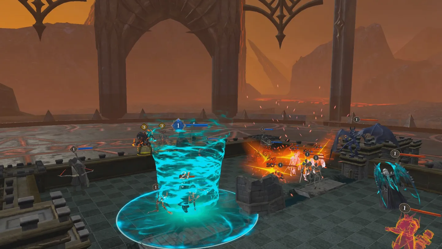 #3. Heroes Battle: Darksword (Meta) Oleh: COM2US ROCA