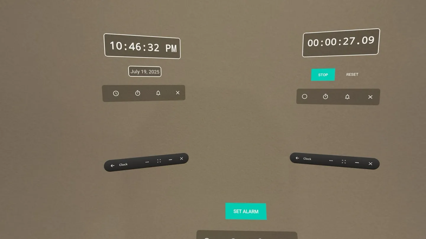 #2. Clock (Meta) Göre: Simple apps