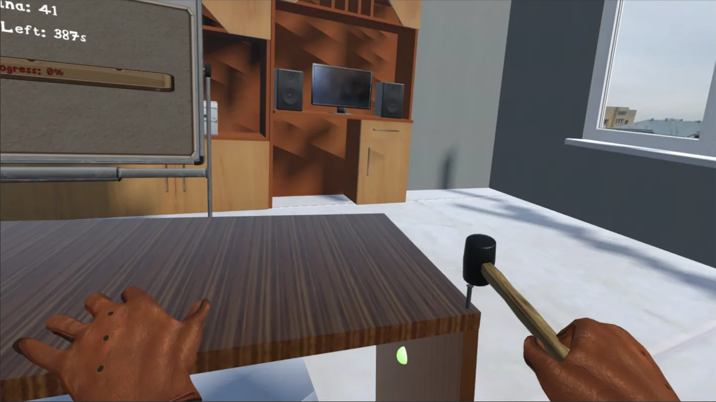 #3. Carpenter Simulator VR (Meta) De: Jone Sei