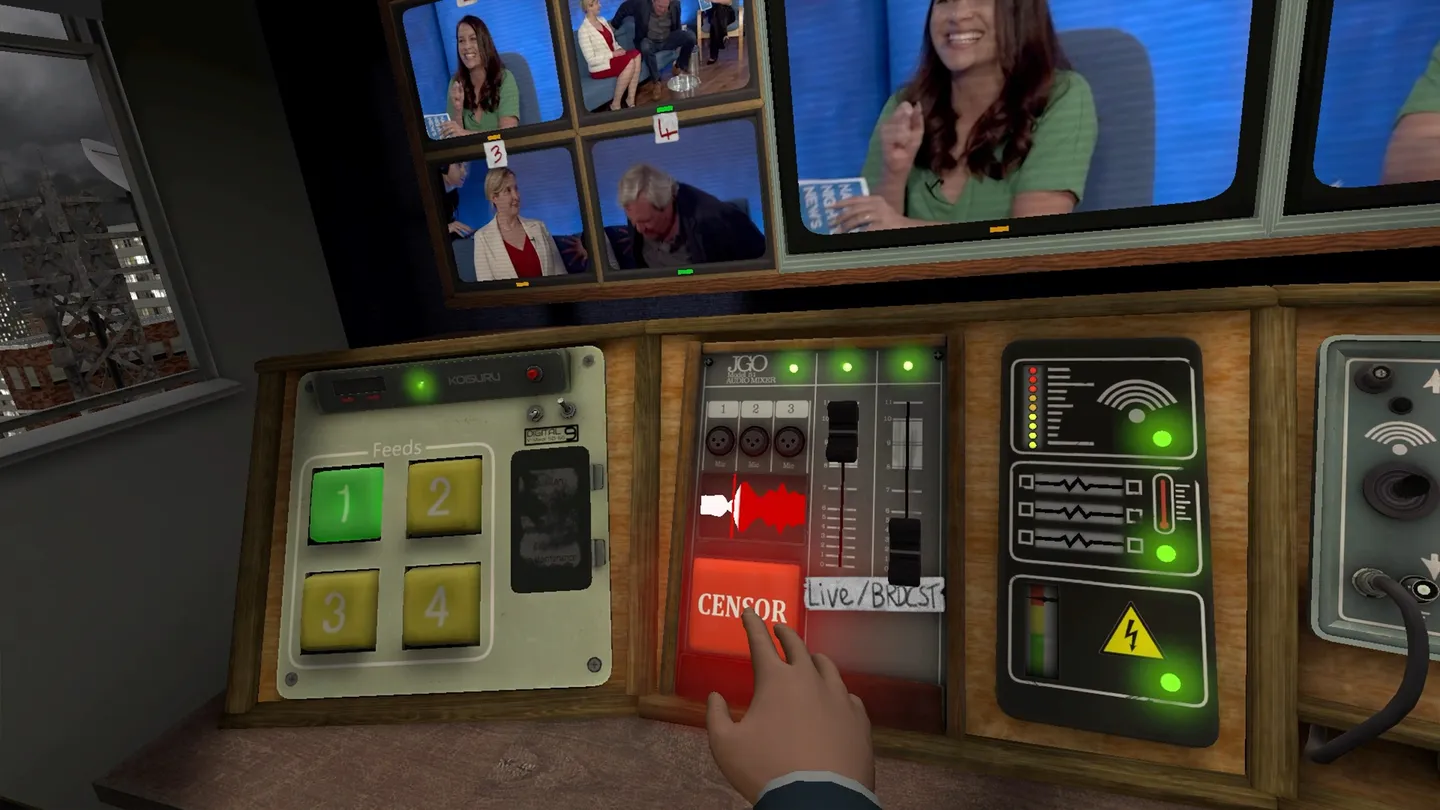 #2. Not For Broadcast (Meta) Podle: tinyBuild Games