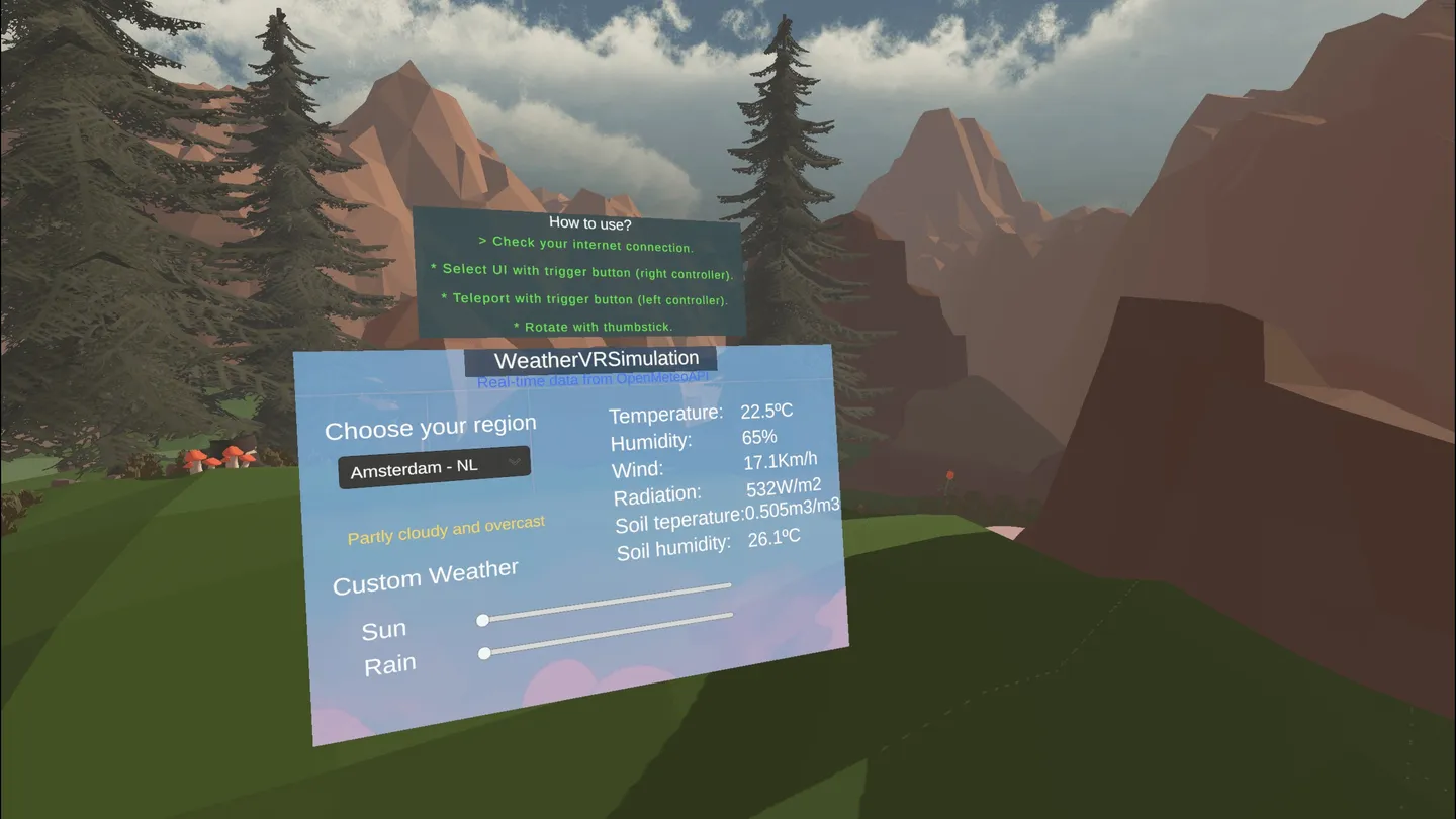 #2. WeatherVRSimulation (Meta) Podle: Viveiros