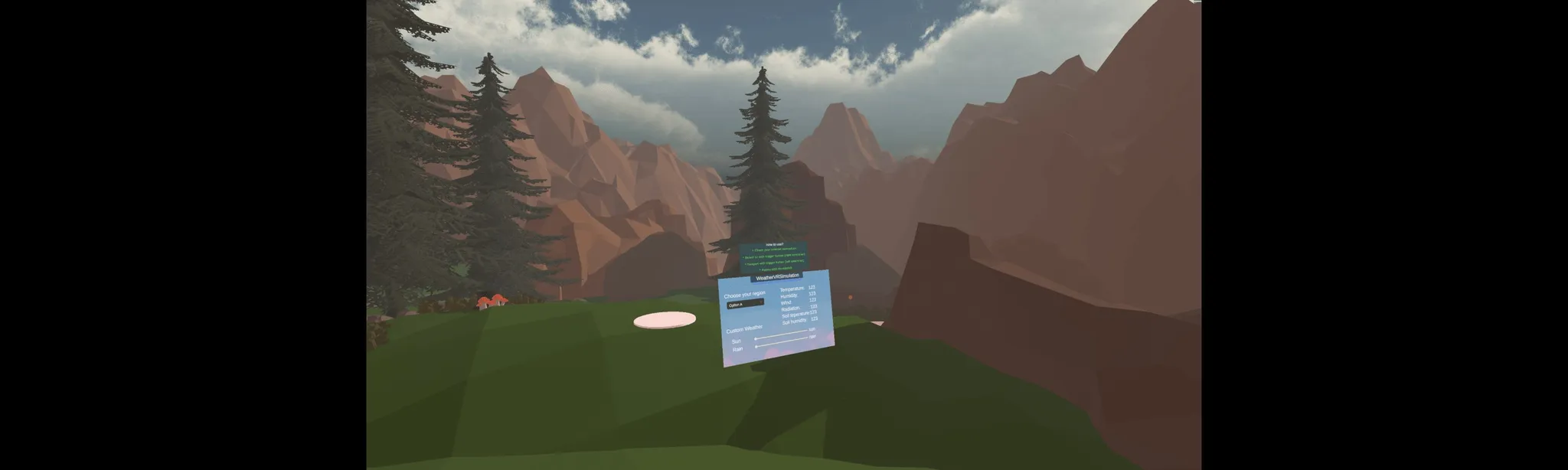 Snímky obrazovky (6) WeatherVRSimulation